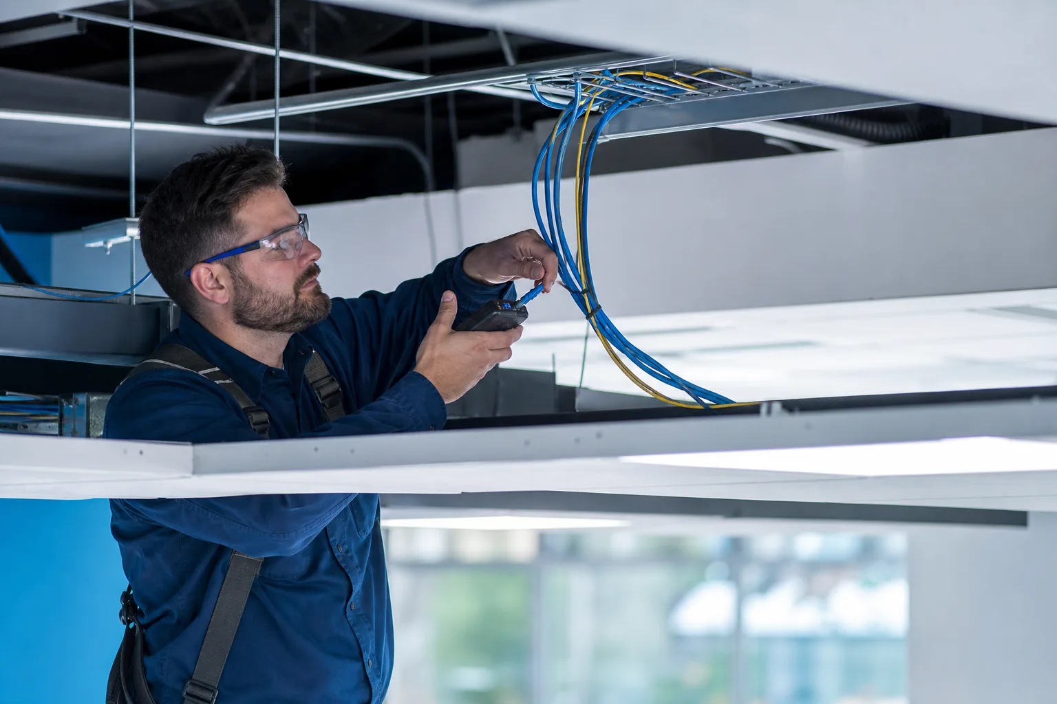 Structured cabling built for the site